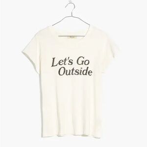 Madewell Let's Go Outside Graphic Softfade Cotton Tee